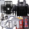 Cylinder Piston Head Gasket Spark Plug Kit for Yamaha YT60 Tri-Zinger (1984–1985)