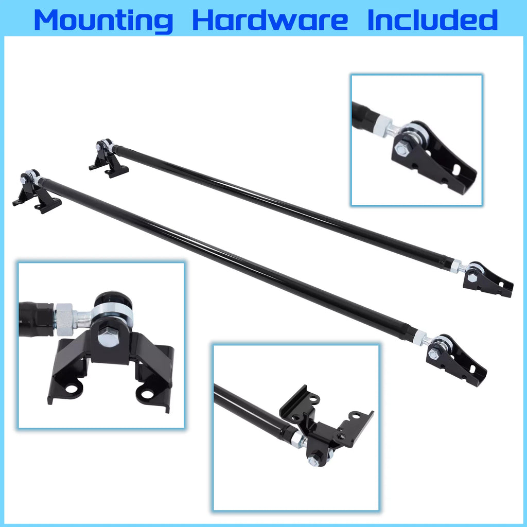 Pair Rear Traction Tie Bar for Chevy Silverado 2500 3500 & GMC Sierra (2001–2010)