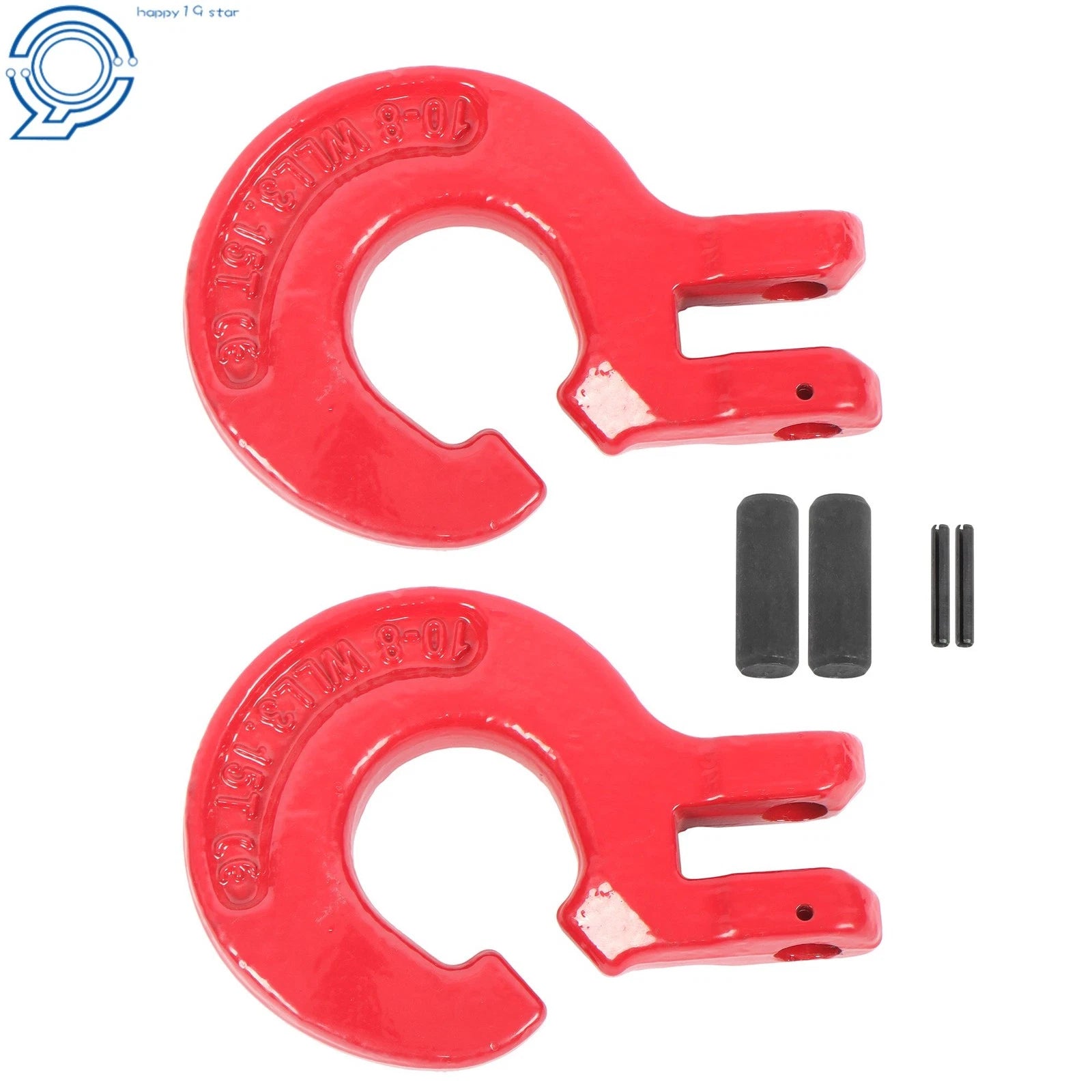 Pack of 2 G80 Logging Chain Choker Hooks - 6900 Lbs WLL