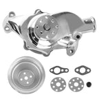 Water Pump Assembly for Chevrolet SBC 283-350 V8 1955–1968 Chrome Short