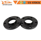 2X 15mm 5x112 Hubcentric Black Wheel Spacers for BMW 320i (2020–2022)