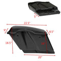 5" Stretched Saddlebags & Bracket for Harley Softail (1986–2017)