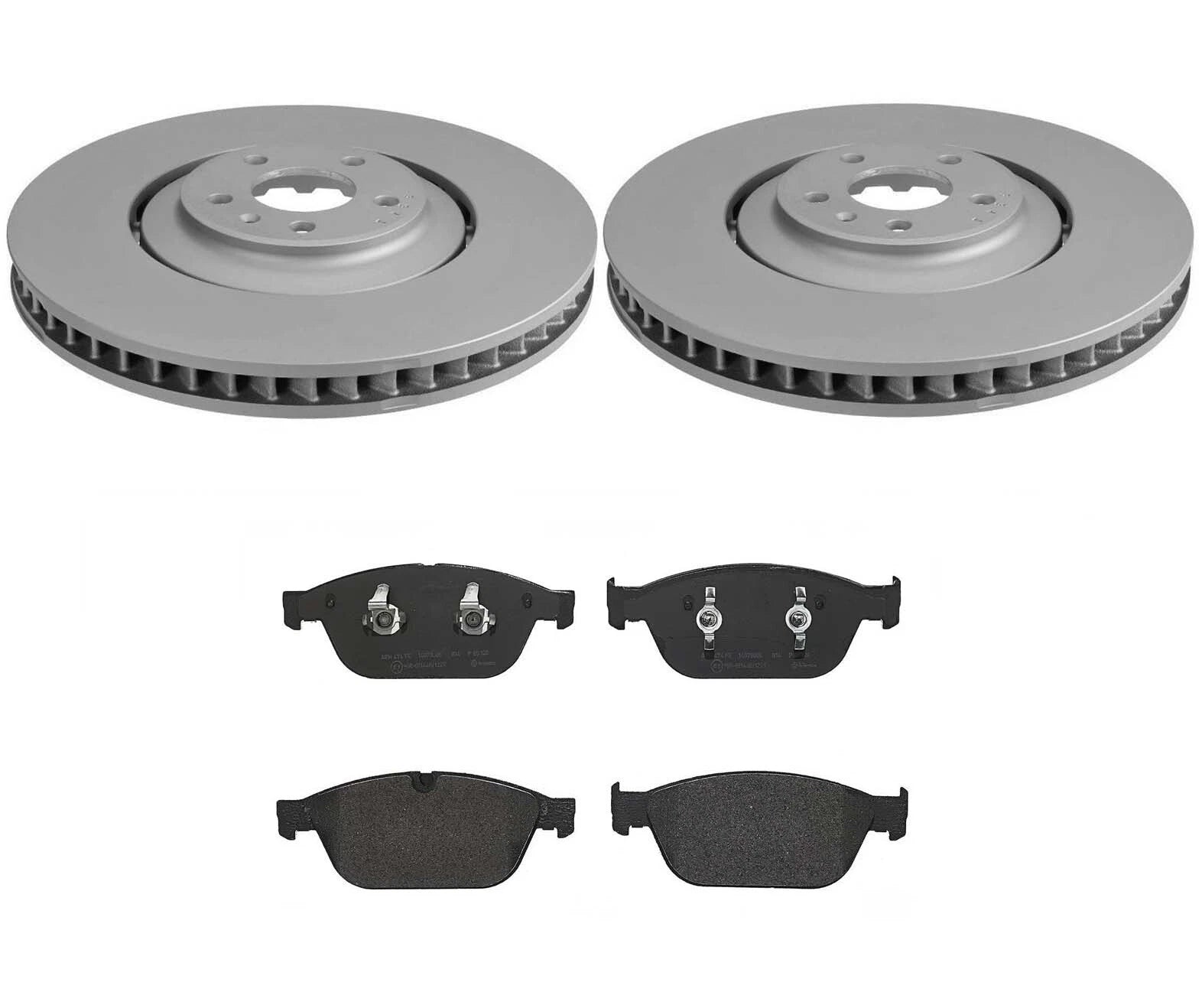 Front Brake Kit 380mm Disc Rotors Genuine Pads for Audi A8 Quattro (2015–2016)