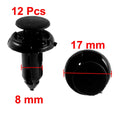 12Pcs Plastic Rivet Bumper Clips for Toyota 