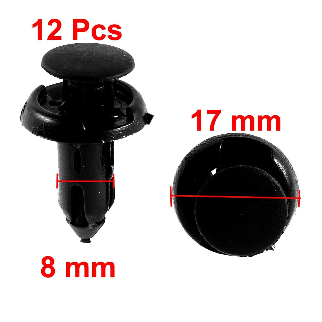 12Pcs Plastic Rivet Bumper Clips for Toyota 