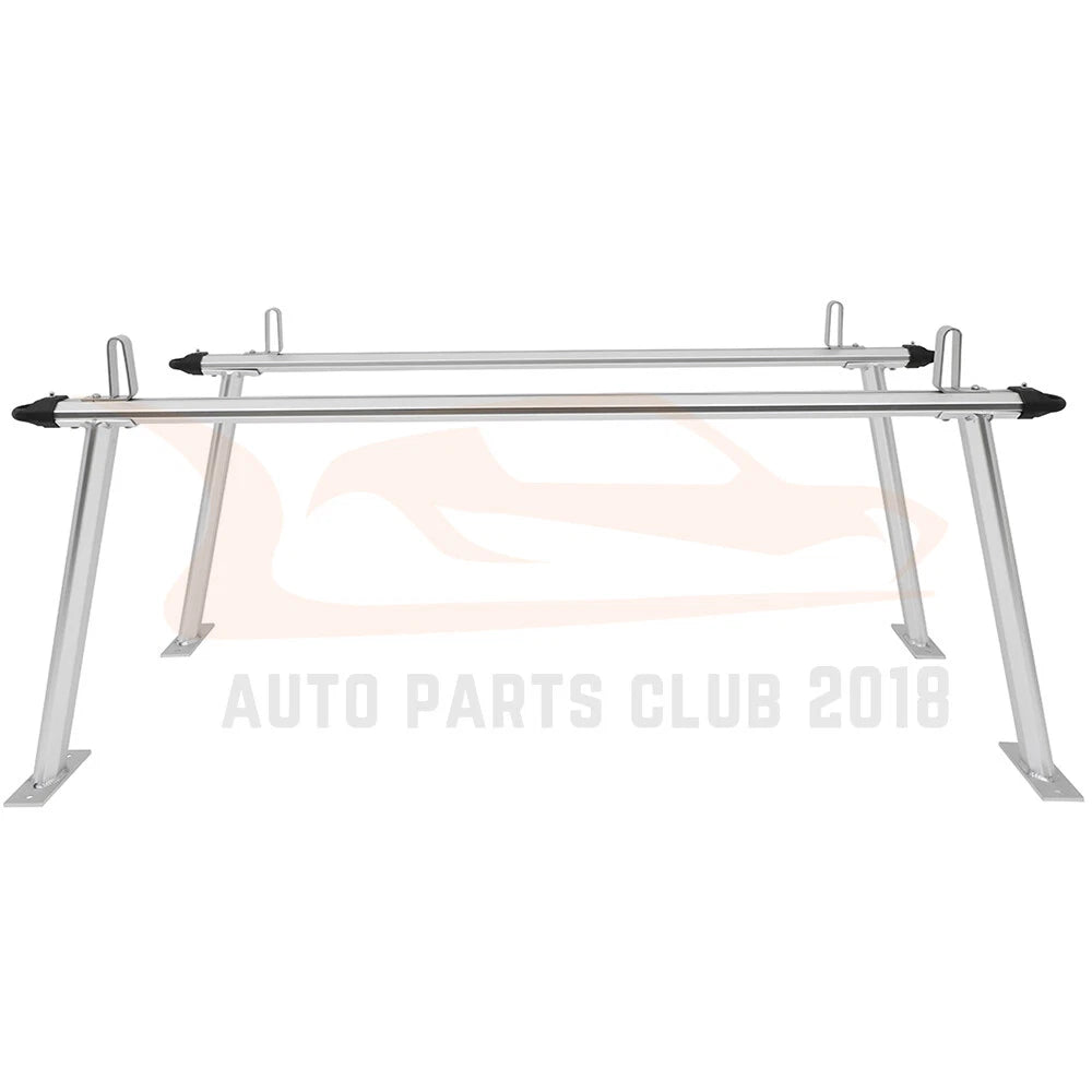 71" Silver Aluminum Ladder Rack for Pickup Truck (Fits Most Models)