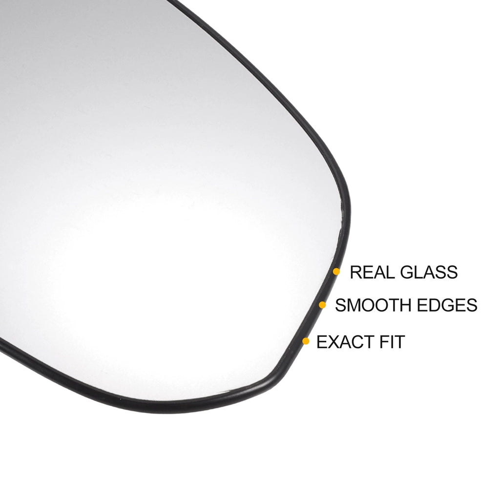 Right Side Mirror Glass w/ Backing Plate Heated for Toyota Tacoma 4Runner (2005–2023)