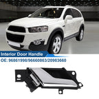 Interior Door Handle for Chevrolet Captiva Sport (2012–2017) No.96861998 Black Silver Tone