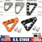 CNC Rear Brake Pedal Step Plate for KTM 150 250 300 350 500 XCW XC EXC F (2004–2016)