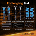 24 Level Coilover Struts for Mercedes-Benz E-Class W212 (2010-2016)