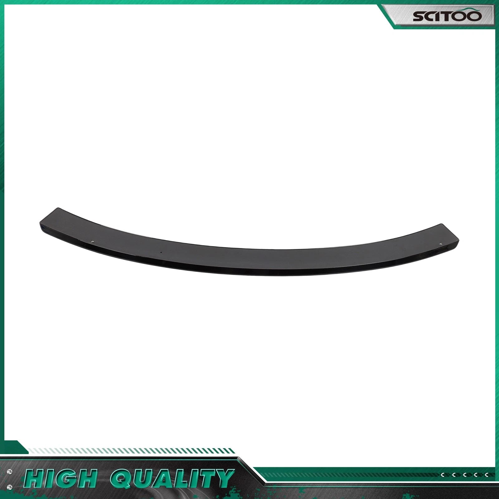 Roof Spoiler for Mercedes C-Class W204 Sedan (2008–2014) Painted Black