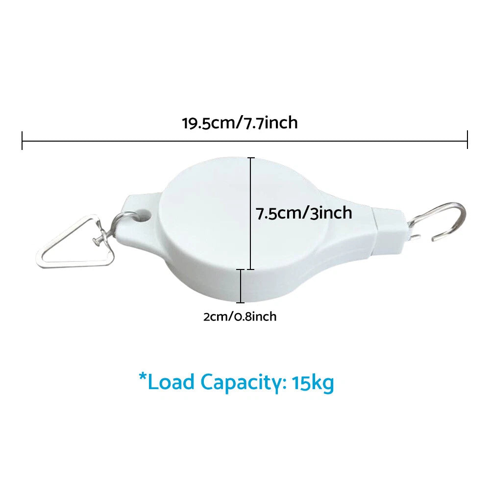120PCS Retractable Plant Hook Pulley Hanger for Garden Baskets Pots