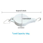 120PCS Retractable Plant Hook Pulley Hanger for Garden Baskets Pots
