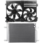 AC Condenser Cooling Fan Kit for Volkswagen Jetta Beetle (2011–2014)