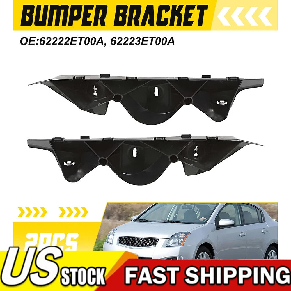 Set of 2 Bumper Brackets for Nissan Sentra (2007â2012)