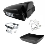Chopped Trunk Backrest Mount Rack Docking Kit for Harley Touring (1997–2008)