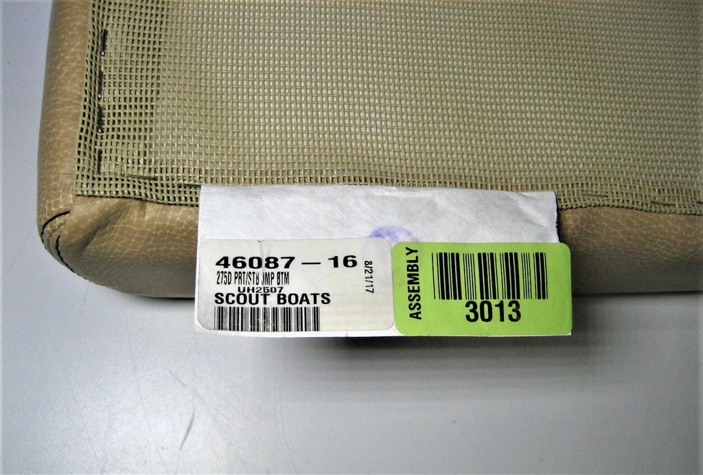Jump Seat Cushion for Scout Boats 275D Dorado (46087-16, UH2507) 22"L x 13-1/2"H