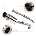 Catback Exhaust System for Mitsubishi Eclipse 4CYL (2000–2005) - 4.5" Burnt Tip