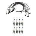 Denso 8mm Wire Set & 8 U-Groove Spark Plugs Kit for Corvette (1990–1991)
