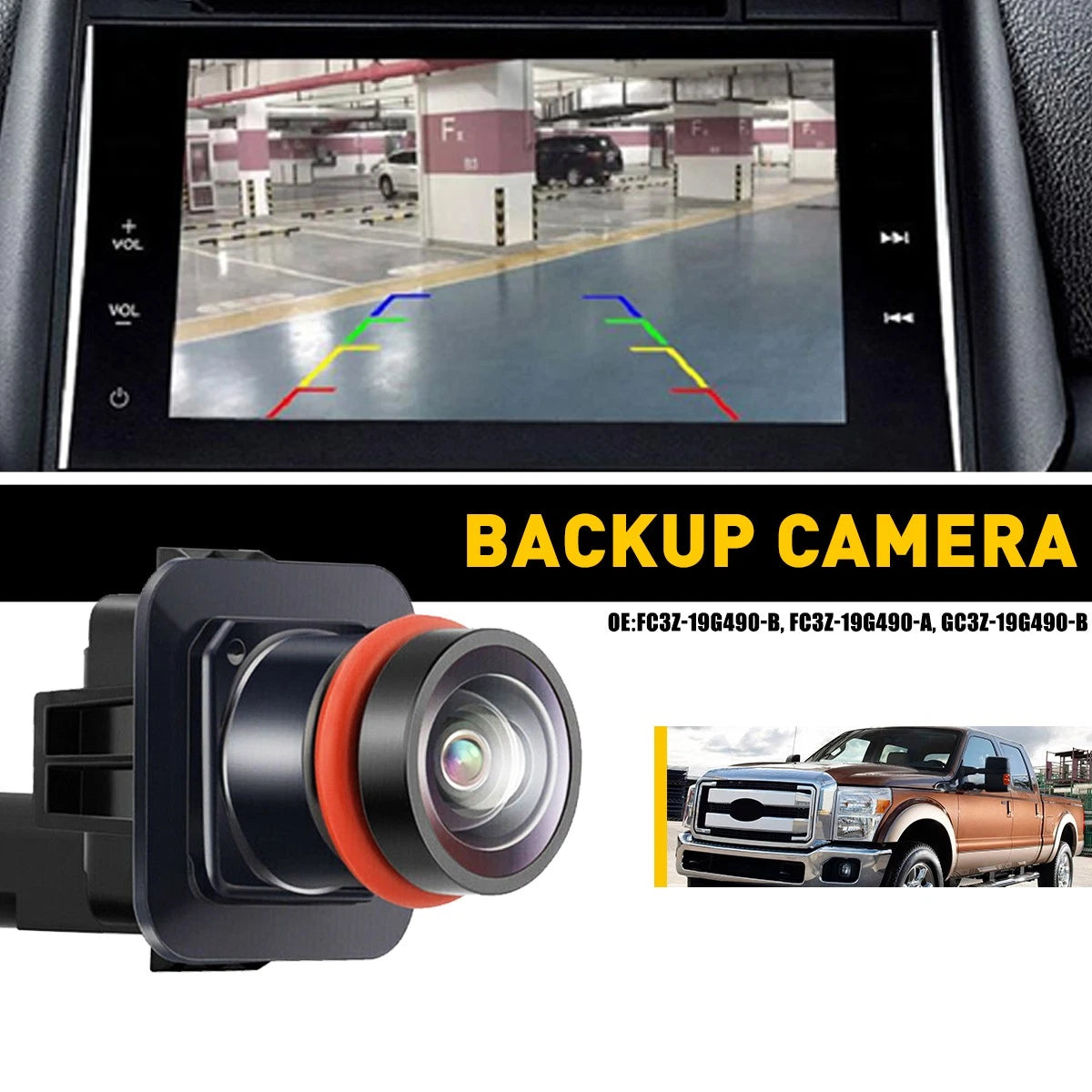 Rear Backup Camera for Ford Super Duty (2015–2016) FC3Z-19G490-A