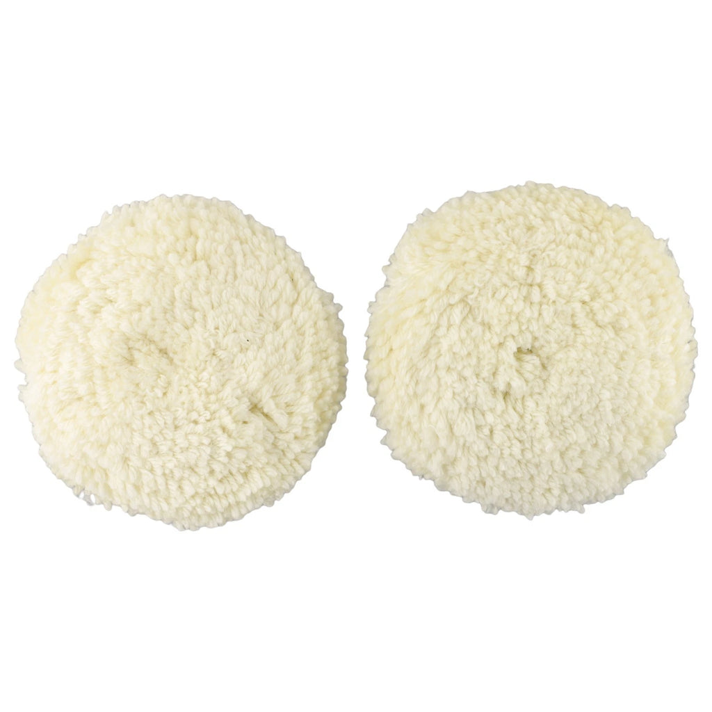 7-Inch Wool Polishing Pads for Furniture and Automotive Surfaces