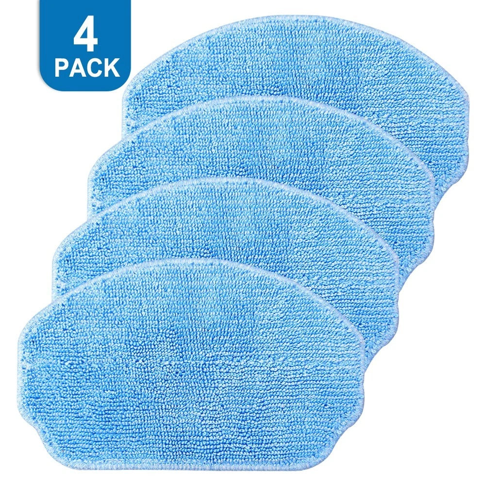 10X Mop Cloths for Nedis WIFIVCR001CBK Robot Vacuum Cleaner