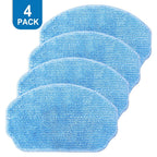 10X Mop Cloths for Nedis WIFIVCR001CBK Robot Vacuum Cleaner
