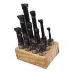 Set of 12 Boring Bars for Lathe (5/8" Shank)