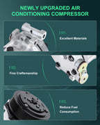 A/C Compressor for Dodge Dakota Ram 1500 2500 3500 (2002–2003)