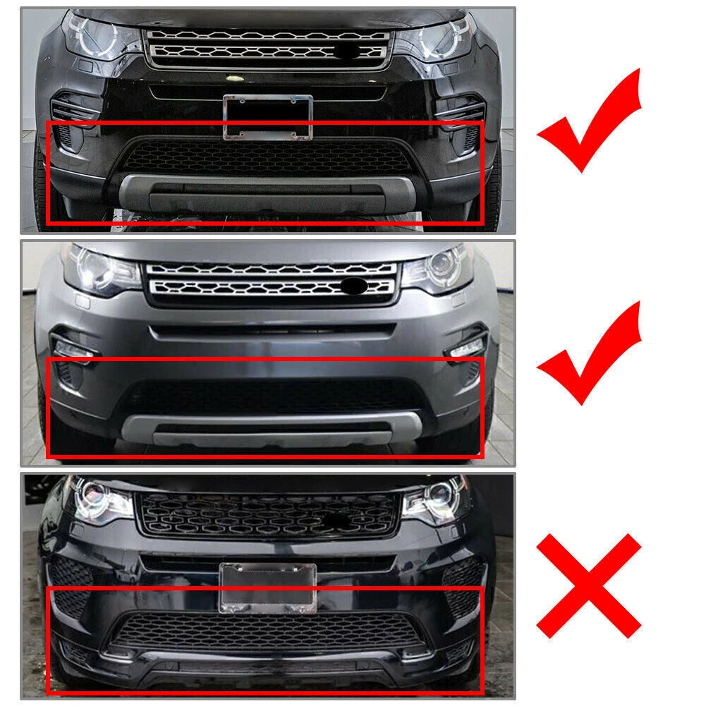 Silver Front Bumper Trim Lip for Land Rover Discovery Sport L550 (2015–2019)