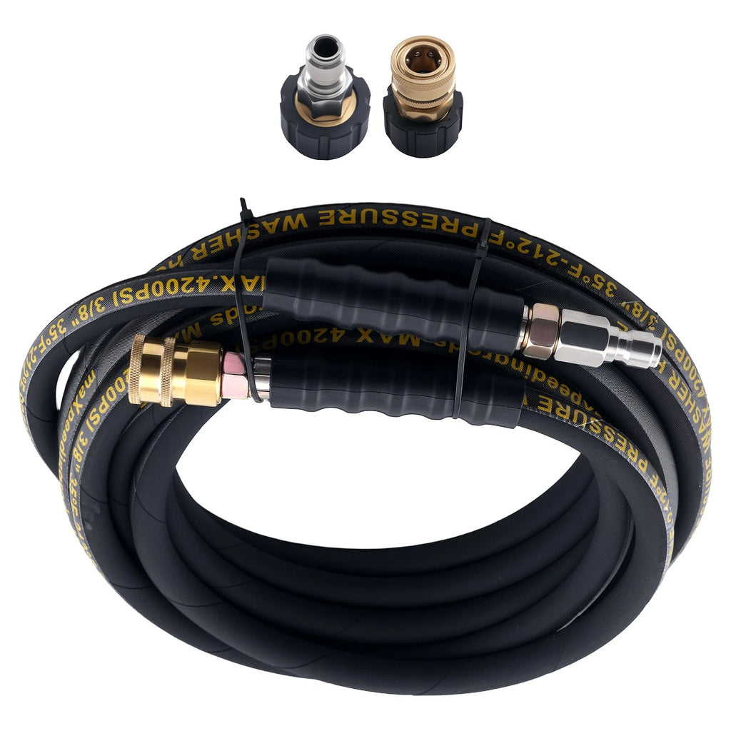 25ft Pressure Washer Hose for Universal Use (4200PSI)