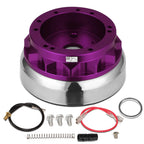 J2 6-Bolt Hub Adapter for Ford Fairlane Mustang (1965–1969) - Purple Aluminum