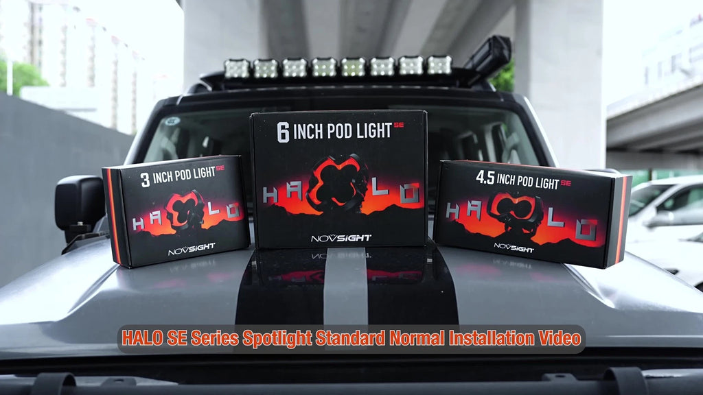 2X 4.5'' LED Work Pod Light for Jeep SUV Truck (Offroad)