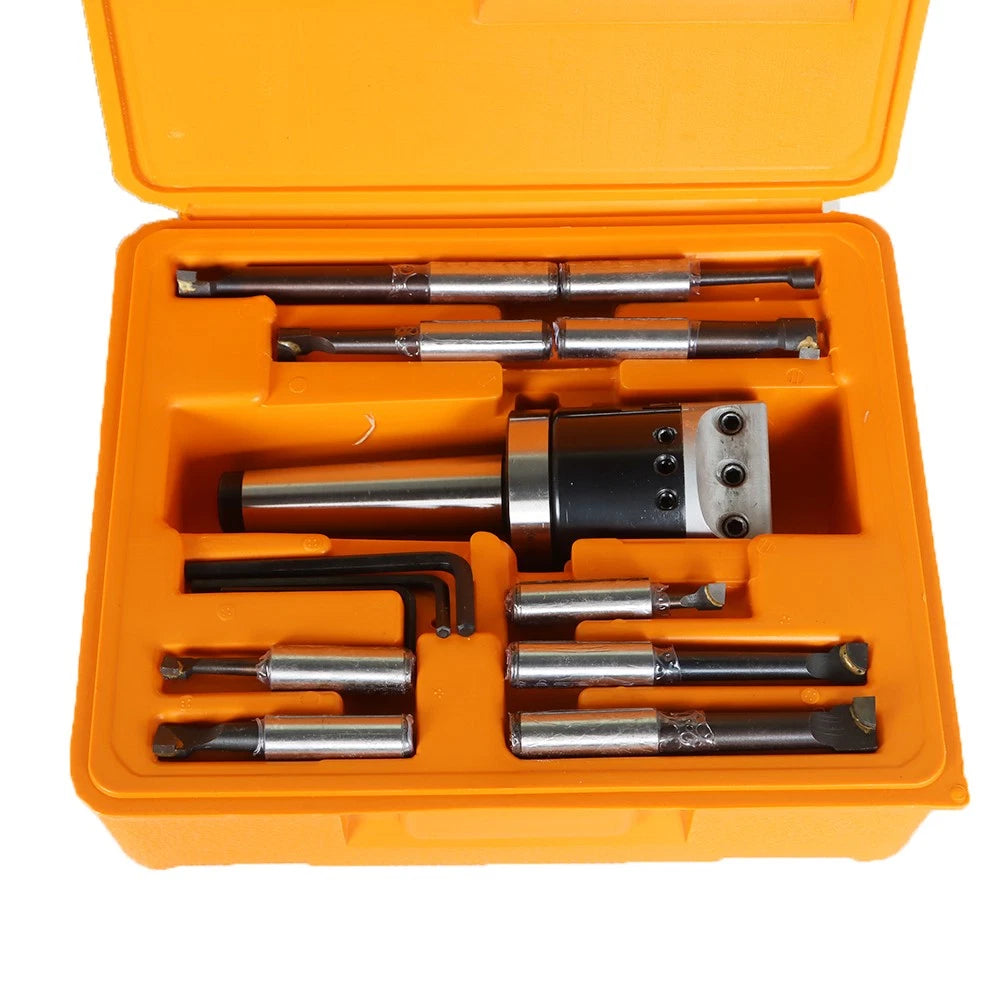 3 Piece Boring Head Tool Set for MT3 (2 Inch & 1/2 Inch)