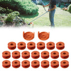 Trimmer Spool Line with Cover Cap for Worx WA0010, WG154, WG163, WG180