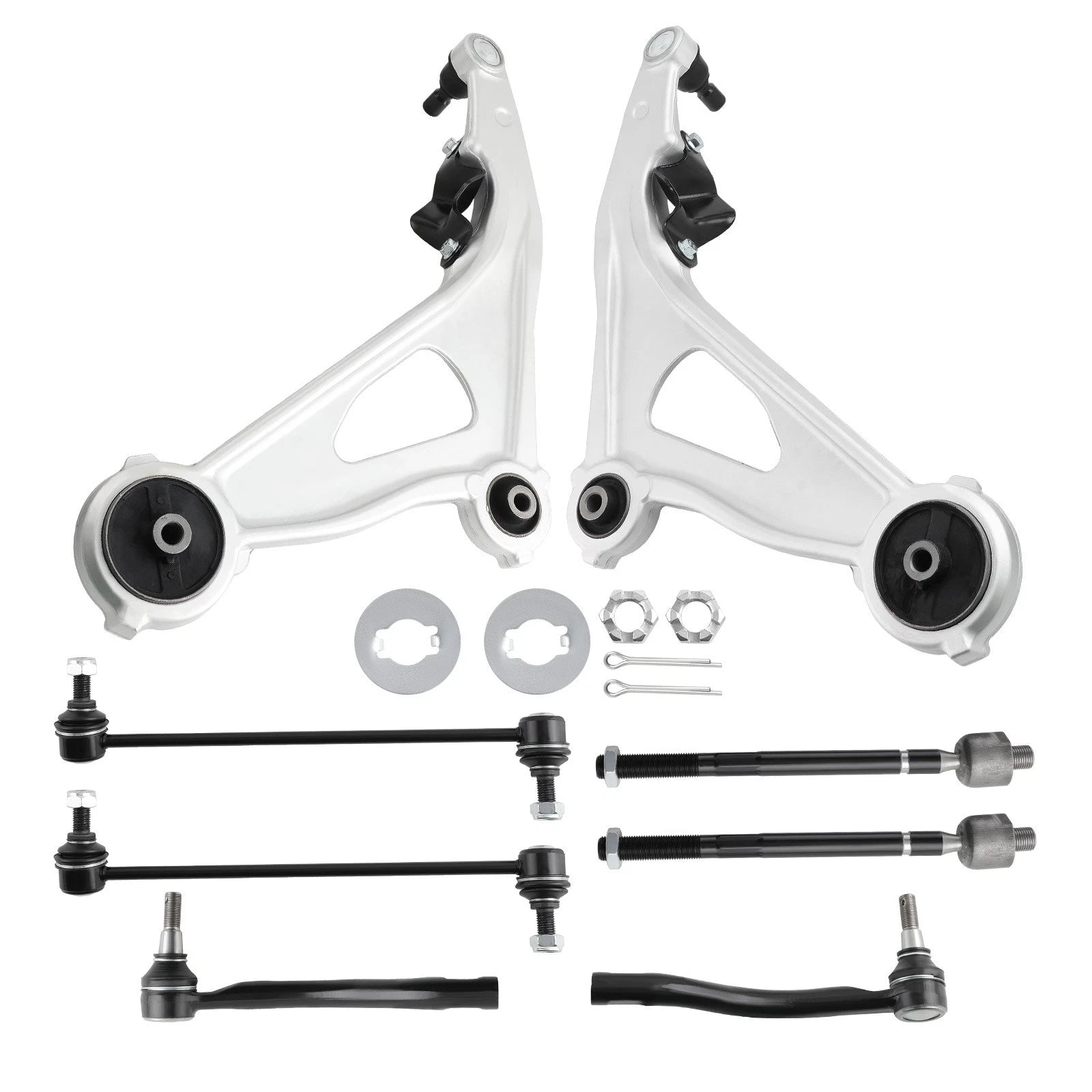 Set of 8 Front Lower Control Arms for Nissan Pathfinder Infiniti QX60 (2013–2019)