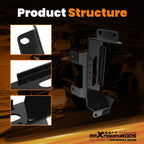Winch Mount Kit for Polaris Ranger UTV 400 500 570 800 (2010-2022)
