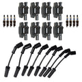 Set of 8 Ignition Wires & 8 Spark Plugs for Cadillac Chevy GMC V8