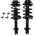 Set of 4 Complete Struts with Sway Bar Links for Subaru Legacy (2010–2012)