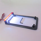 3" LED Signal Brake License Plate Frame for Honda/Suzuki/Yamaha/Kawasaki/Harley