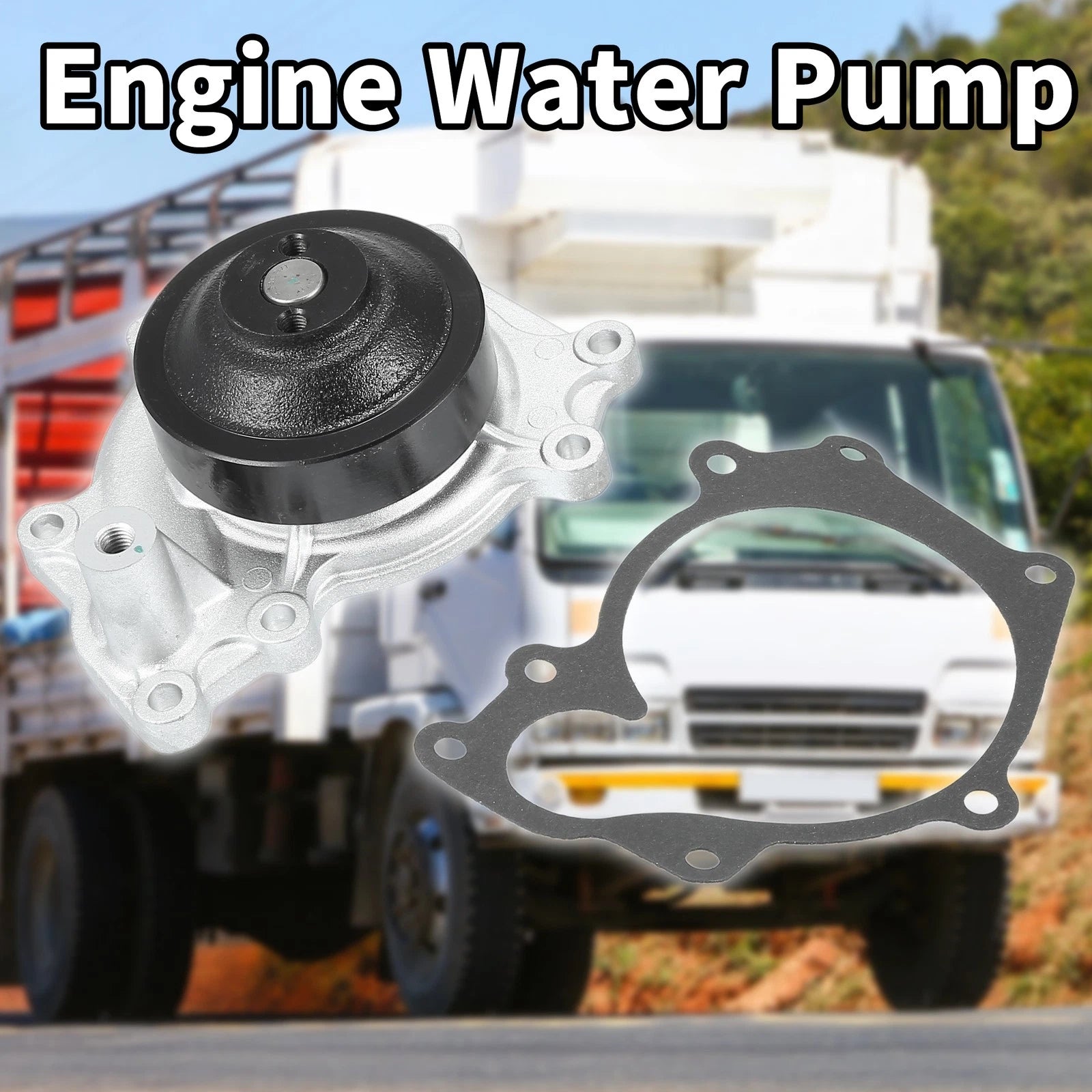 Water Pump with Gasket Kit for Mitsubishi 4M50 4M51 Fuso Canter (No.ME993965)