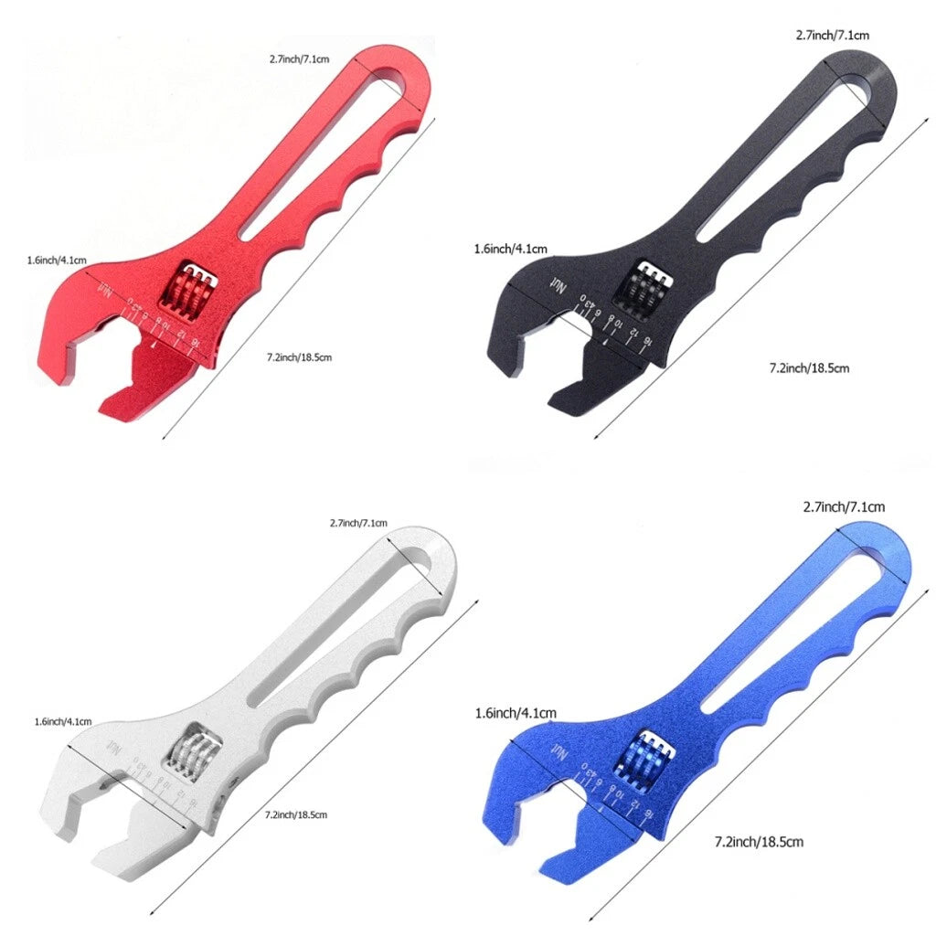 Adjustable Wrench Spanner Tool for 3AN-16AN Hose End Fitting