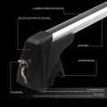 Aluminum Bolt-On Roof Rack Cross Bar for BMW X1 (2009–2015)