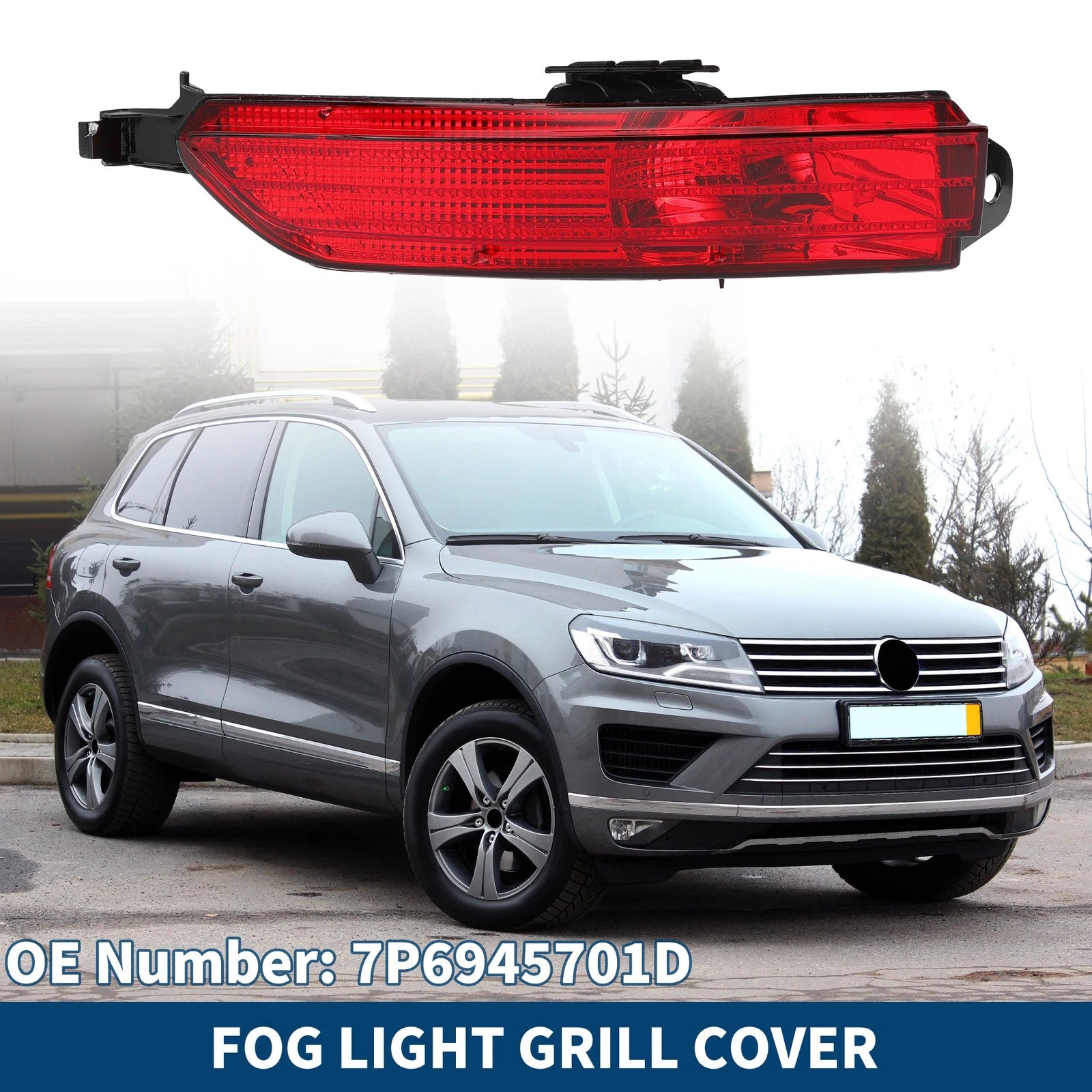 Rear Left Tail Light Shell for Volkswagen Touareg (2011–2018) No. 7P6945701D