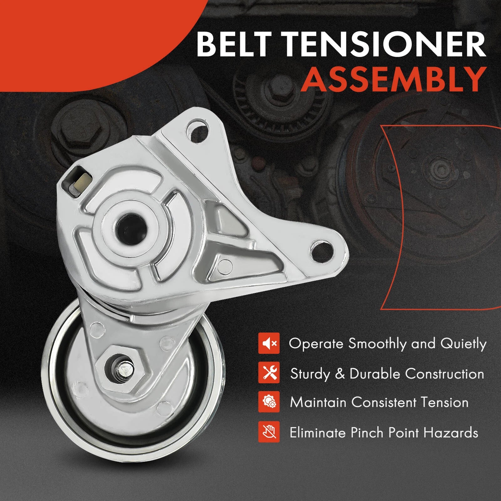 Belt Tensioner with Pulley for Honda Civic (2006–2011)