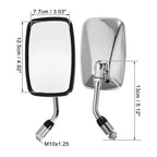 10mm Rearview Side Mirrors for Honda CB400SF (2000-2006) - 1 Pair