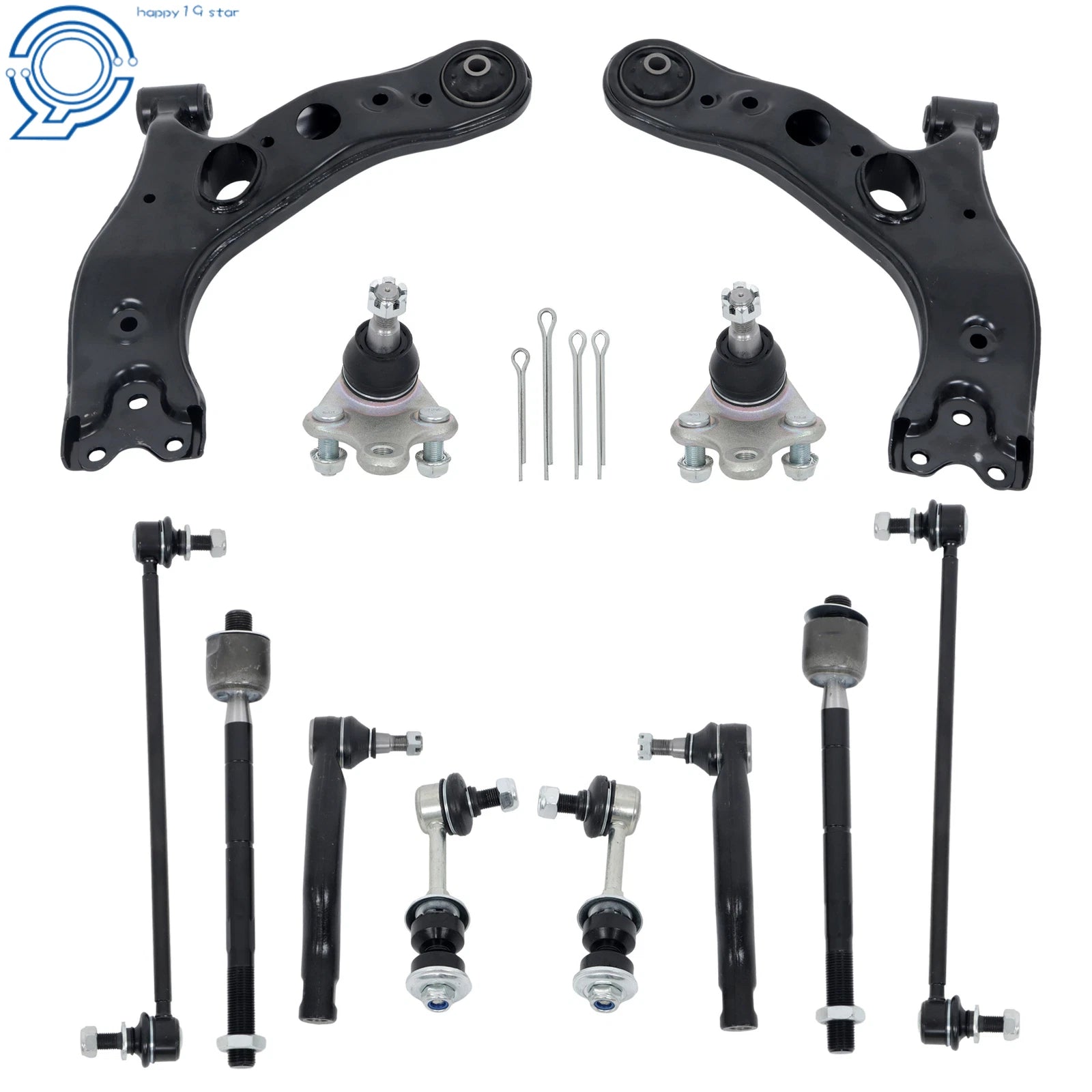 Set of 12 Front Lower Control Arms for Toyota RAV4 (2006–2014)