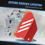 Aluminum Shock Cover Guard for Polaris RZR XP (2017–2021)