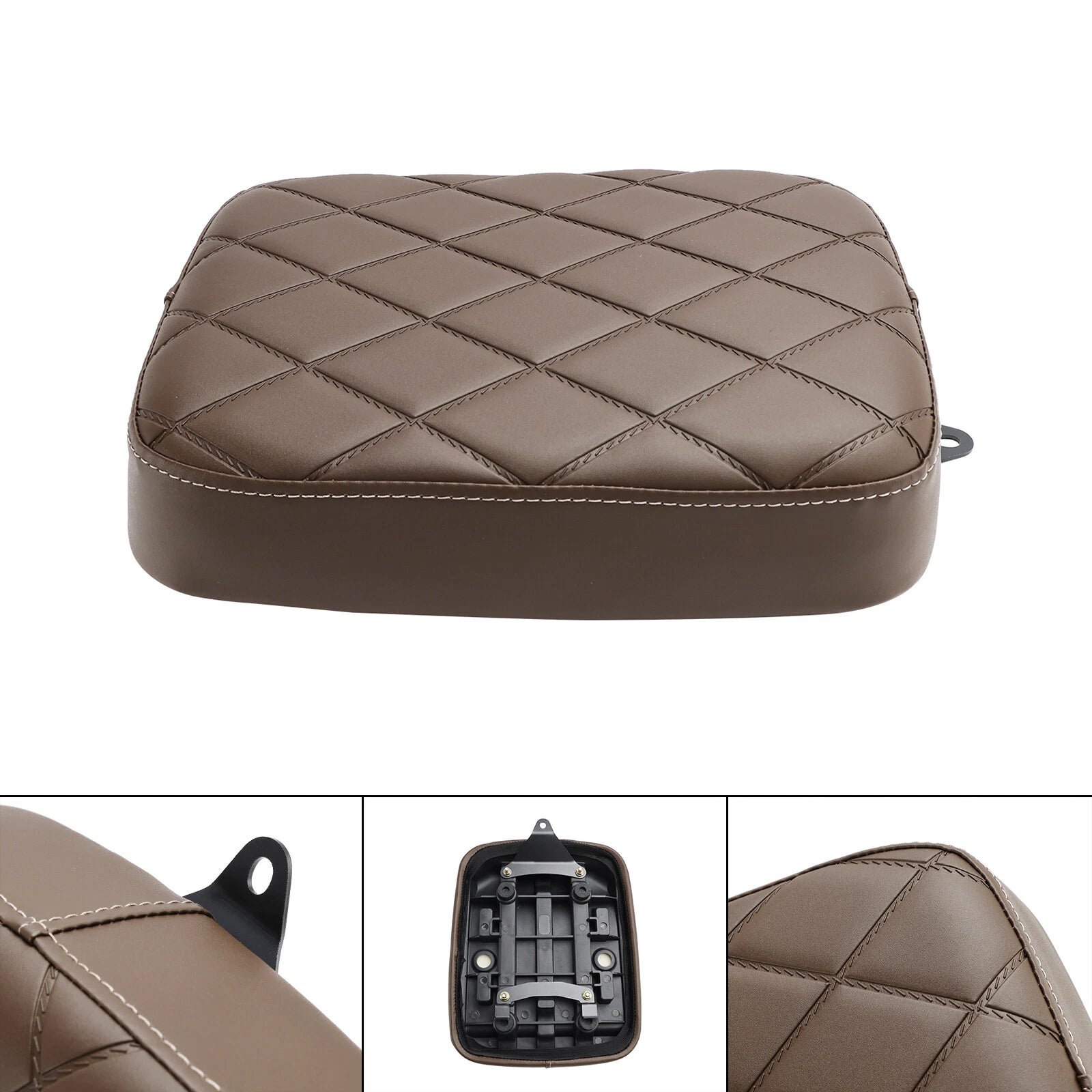 Rear Seat Passenger Cushion for Honda Cross Cub 110 (2023) - Brown Pu
