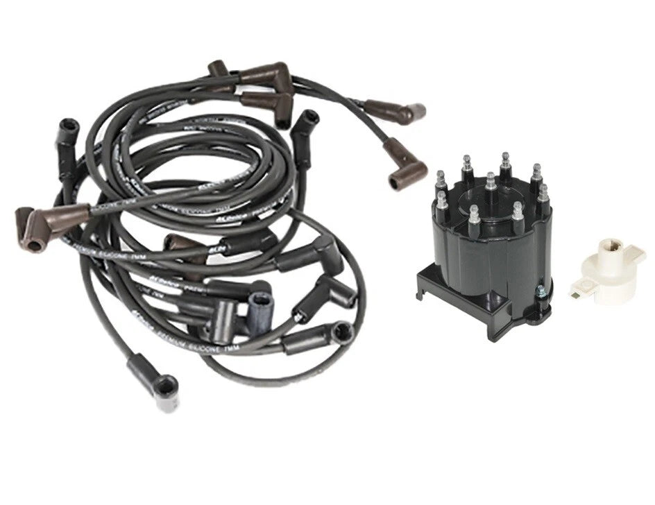 Distributor Rotor Cap & Wires Kit for GM C2500 K1500 Yukon C3500HD (OE)